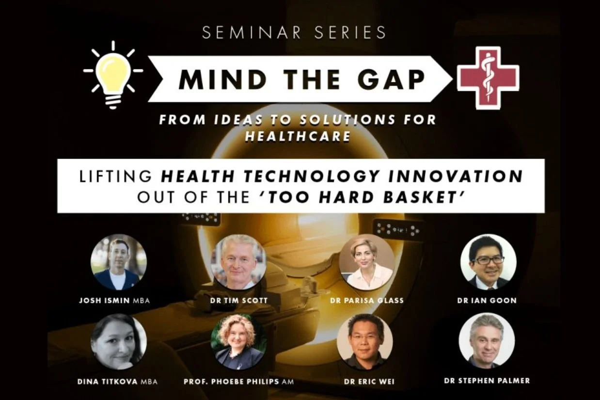 Josh Ismin presents at Mind the Gap Seminar - Randwick Health &amp; Innovation Precinct (RHIP)